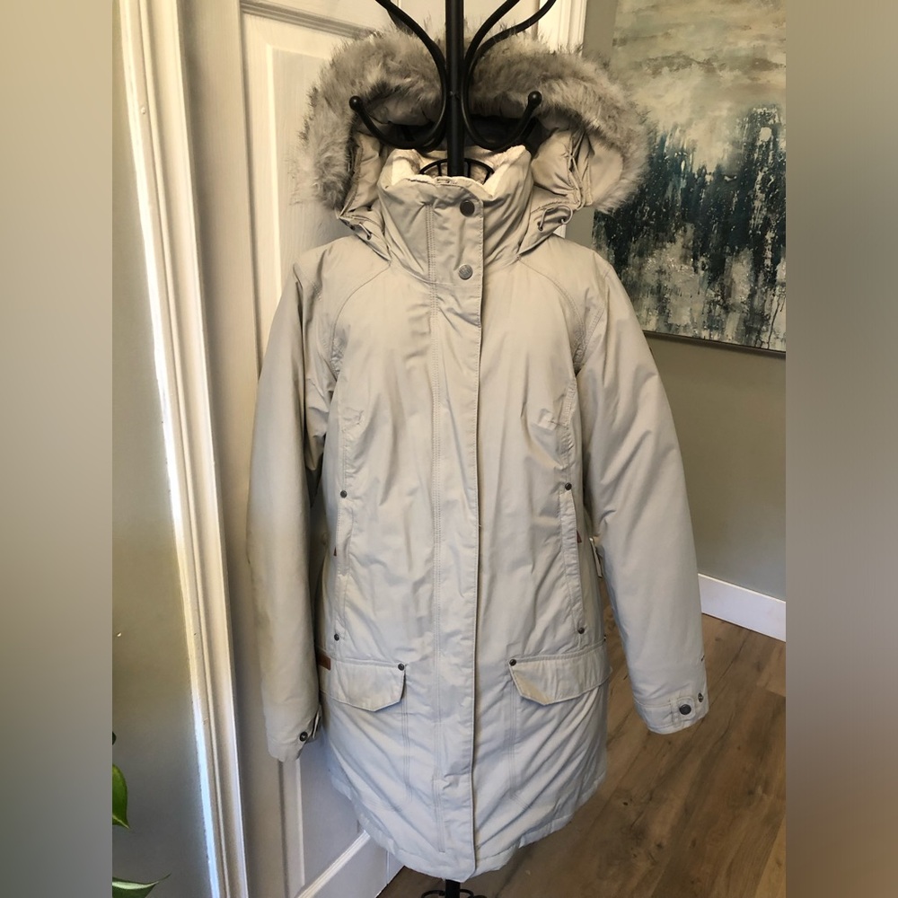 Ladies Beige Columbia Jacket